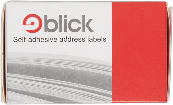Blick White Typist Labels – Self Adhesive Stickers 36mm x 89mm, 250 Pack | Address Labels for Home, Office, School & Letters