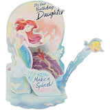 Disney Ariel & Flounder Design Daughter Birthday Card