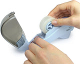 Rapesco 1442 SupaCut Tape Dispenser with 2 Tape Rolls, Powder Blue
