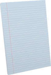 Rhino Blue Paper Refill Pad 8mm Lines + Margin A4 50 Leaf 100 pages