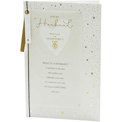 Lovely Heartfelt Design Husband Valentines Day Card