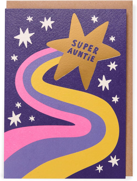 Super Auntie Birthday Card
