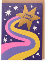 Super Auntie Birthday Card