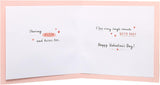 Girlfriend Valentines Day Card With Envelope - Sweet Design