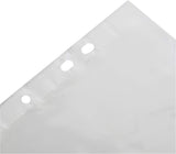 A5 Clear Punched Pockets – Pack of 100 Polypropylene Sleeves for Ring Binders