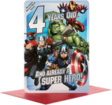 Marvel Avengers 4th Birthday Card 'Memory Game