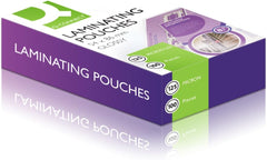 Q-Connect 125 Micron Laminating Pouches – Pack of 2 x 100 (54 x 86 mm)
