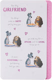 Disney Lady and the Tramp Design Girlfriend Birthday Card