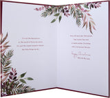 Hallmark Boxed Christmas Card for Husband - Traditional Season Foliage Design, 25575207, Multicoloured