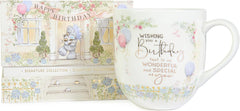 Tatty Teddy Luxury Bone China Birthday Mug in Satin Lined Gift Box Signature Collection