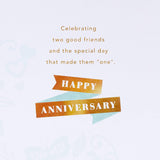 Hallmark Anniversary Both of You - Traditional Floral Text Design