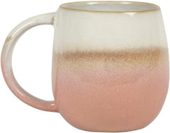 Dip Glazed Ombre Pink Mug