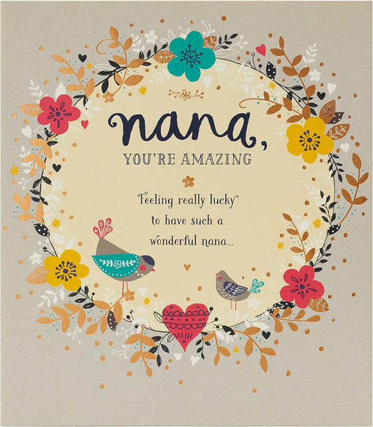 Sweet Design Nana Birthday Card