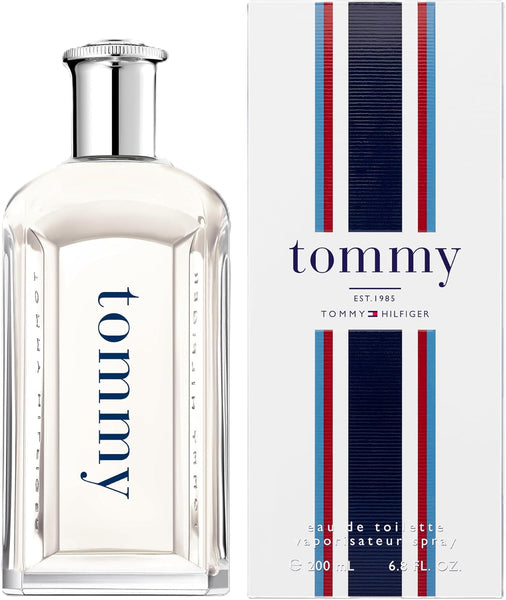 Tommy Hilfiger – Tommy Eau de Toilette 200 ml – Perfume for Men – Fougère Fragrance – Citrus and Fruity Notes – Transparent Glass Bottle