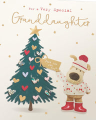 Boofle Very Special Granddaughter Just For You Cute Christmas Greeting Card