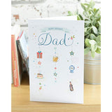 UK Greetings Birthday Card for Dad - Sweet Design, Multi, 137mm x 210mm