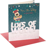 Boofle From The Dog Lots Of Woof Cute Christmas Greeting Card