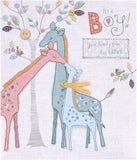 Sweet Giraffe Design New Baby Card