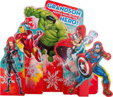 Marvel Avenger's Grandson;s Festive Fun Fit For a Hero 3D Card