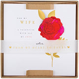 Hallmark Valentine's Day Card - Origami Style Hearts Design
