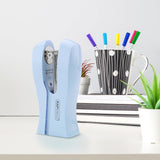 Rapesco Stand Up/Space-Saving Stapler - Powder Blue