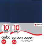 A4 Hand Black Carbon 10 Papers (Pack of 2)