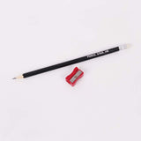 10 HB Pencils with Sharpener – Pre-Sharpened Graphite Pencils for School, Office & Art