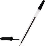 Ballpoint Pens – Black Ink (Pack of 150) – Medium Tip, Smooth Writing, Office & School Use