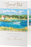 UK Greetings Father's Day Card for Dad - Boat Scene Design