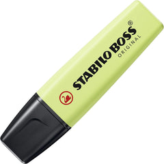 Highlighter - STABILO BOSS ORIGINAL Pastel - dash of lime (Pack of 10)