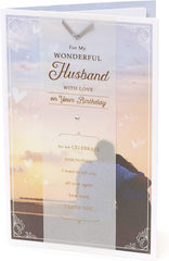 Husband Birthday Card with Lovely Words