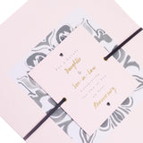 Hallmark Anniversary Card Daughter and Son-In-Law - Contemporary Text Based Design