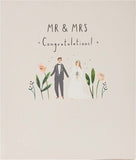 Wedding Congratulations Card for Bride & Groom