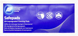 AF Safepads Large Lint Free IPA 99.7% Isopropyl Alcohol Cleaning Wipe Pads (22 x 12cm Each)