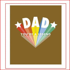 Dad You're a Legend Father's Day Card