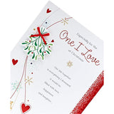 Daydreams One I Love Mistletoe Christmas Card