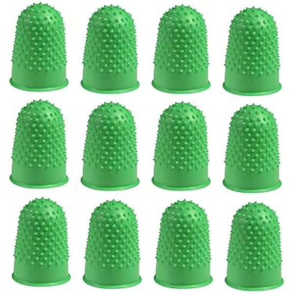 Q-Connect Green Thimblettes Size 0 16mm (Pack of 12)