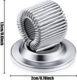 10 x Self Adhesive Metal Pen Holder Silver