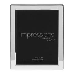 Silverplated Photo Frame Flat Edge 6" x 8"