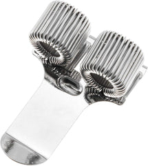 12 x Double Hole Metal Pen Holder With Pocket Clip
