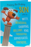 Funny Birthday Card for Son