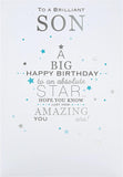 Star Son Birthday Card