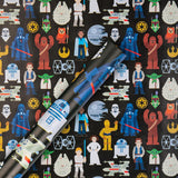 Star Wars Design 2M Gift Wrapping Paper Roll - Pack of 3