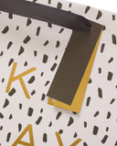Gold Foil Balloon Design Large Gift Bag