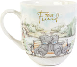 Tatty Teddy Luxury Bone China Mug for A True Friend Presented in Satin Lined Gift Box Signature Collection