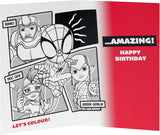 Marvel Spider Man Son Cool Design Birthday Card