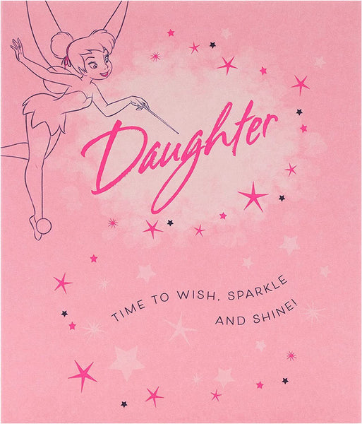 Disney Tinker Bell Daughter Birthday Card