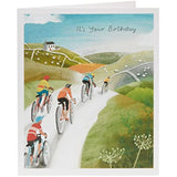 Scenic Cycling Design Birthday Card For Him/Male/Friend