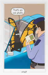 Butterfly Joke Design Birthday Card
