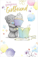 Girlfriend Birthday Bear With Cup Cake